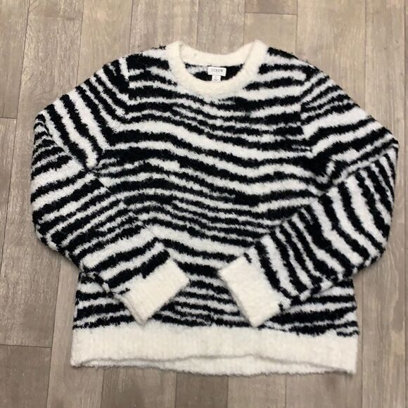 Womens J.Crew Wool Alpaca Blend Fuzzy Crewneck Sweater‎ - Picture 1 of 5